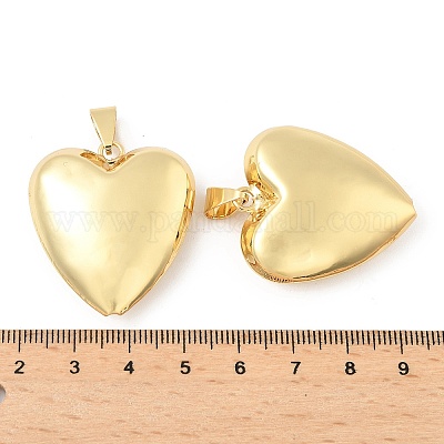 Подвески сердце латуни KK-M327-04A-G-1