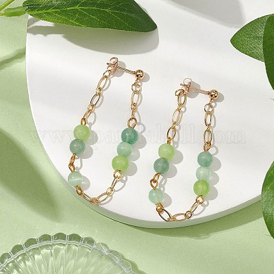 Серьги-гвоздики из нержавеющей стали 304 EJEW-JE06038-1