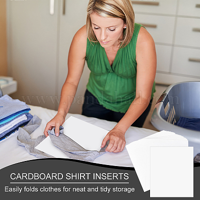 20 Planches En Carton Pour Plier Chemises Et T-shirts - Rangement Organisé Placard, Tiroirs - 4