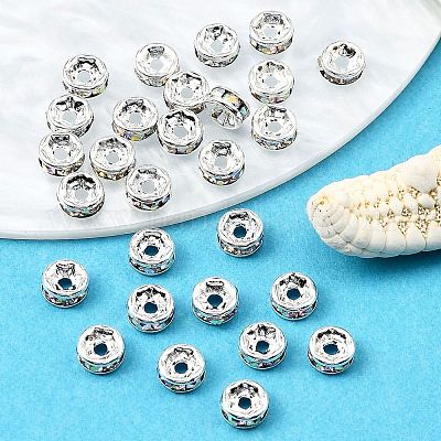 Messing Strass Zwischen perlen&nbsp;X-RB-A014-Z5mm-28S-NF-1
