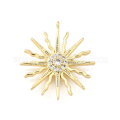 Латунные микро проложить кубического циркония подвески KK-Q097-01G-1