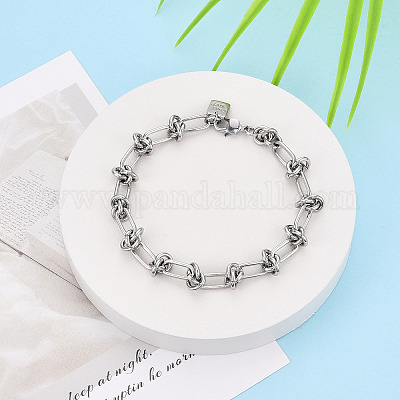 Браслеты-цепочки из латуни для женщин BJEW-N032-02P-1