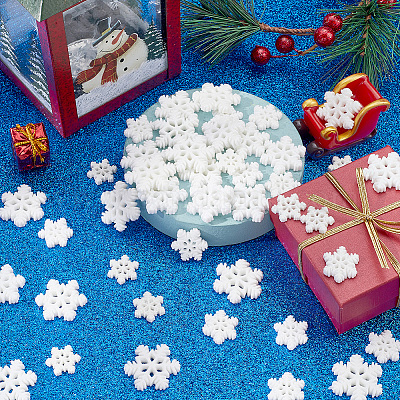 80 шт. 4 стиля кабошонов из смолы на рождественскую тематику RESI-SC0003-42-1