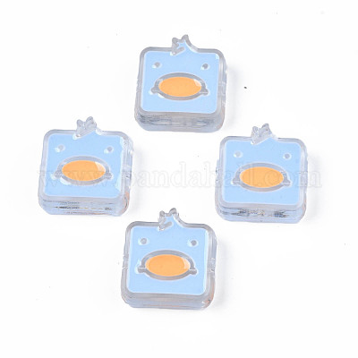 Прозрачные акриловые бусины ACRC-S039-09A-1