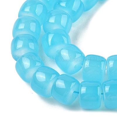 Выпечка покрытие стеклянные бусины нити X1-GLAA-H036-01G-1