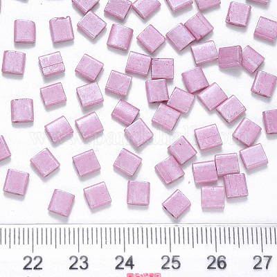 Стеклянный бисер для выпечки с 2 отверстием SEED-S031-L-599-1