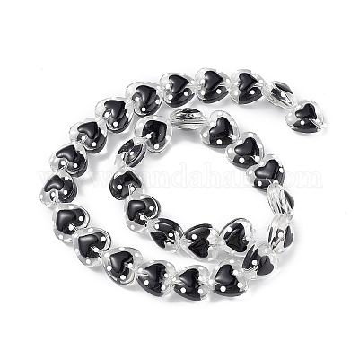 Прозрачные стеклянные бусины LAMP-F029-04A-1