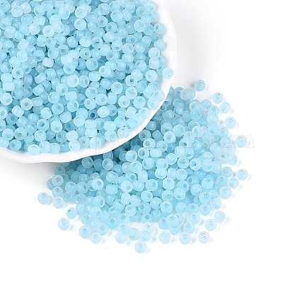 6/0 прозрачный внутри цветной стеклянный бисер SEED-N008-08H-1