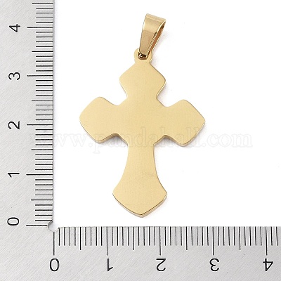 Ионное покрытие (ip) 304 нержавеющая сталь эмаль стразы подвески STAS-Q325-05B-G-1