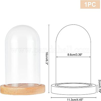 Прозрачная стеклянная коробка CON-WH0078-78-1