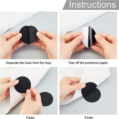 36 комплект из 3-х видов двухсторонних самоклеящихся лент-липучек AJEW-NB0002-34-1