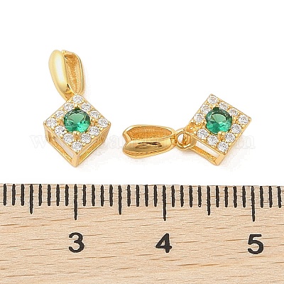 925 серебряная подвеска с микропаве и кубическим цирконием STER-B004-04G-02-1