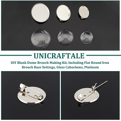 Набор для самостоятельного изготовления броши-купола DIY-UN0004-73-1