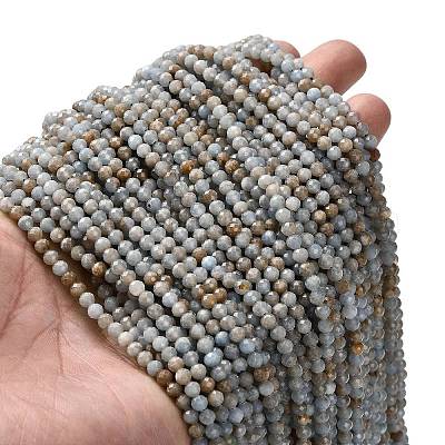 Натуральные ангельские бусины G-RM2025-30-4mm-1