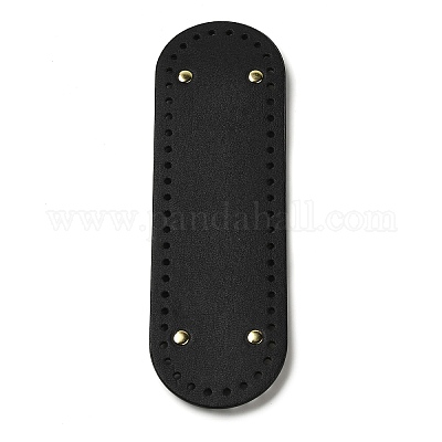 Искусственная кожа овальное длинное дно для вязания сумки&nbsp;DIY-K079-01C-1