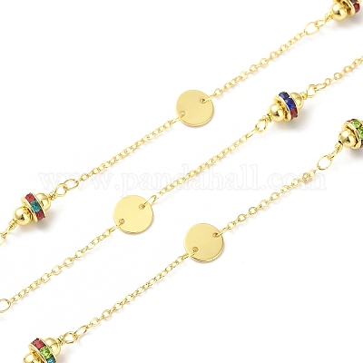 Латунные плоские круглозвенные цепи CHC-F016-05G-1