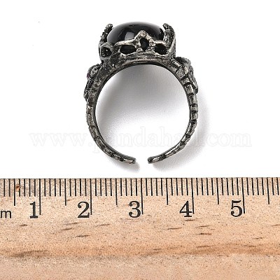 Кольца-манжеты с натуральными и синтетическими драгоценными камнями G-H332-15AS-1