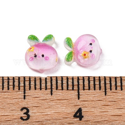 Мультяшные прозрачные кабошоны из смолы CRES-R459-01D-1