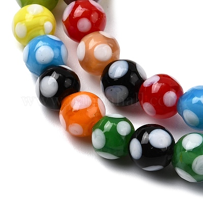 Бусины лэмпворк  LAMP-D002-6mm-01C-1