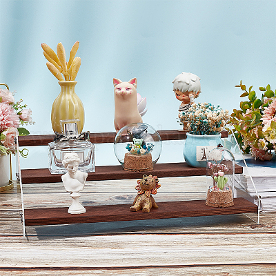 3-ярусная деревянная модель игрушки в сборе с держателями-органайзерами ODIS-WH0026-07-1