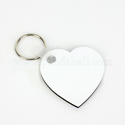 Wholesale Sublimation Double-Sided Blank MDF Keychains 