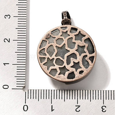 Природные подвески лабрадорита G-P560-01R-19-1