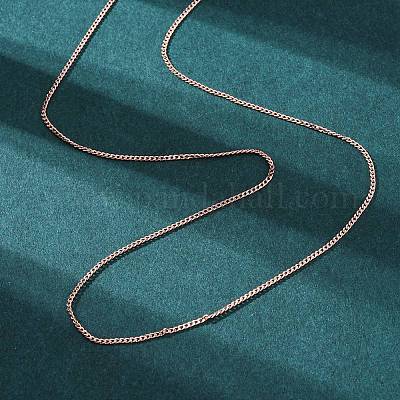 Долговечные латунные ожерелья с ожерельем из латуни NJEW-K112-07RG-NF-1