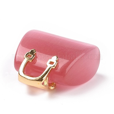 Подвески кошачий глаз G-P490-01G-03-1