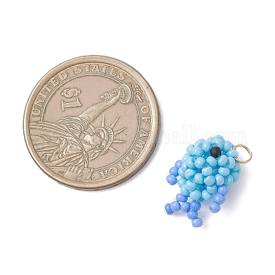 Подвески из стеклянных бусин PALLOY-MZ01010-01-1