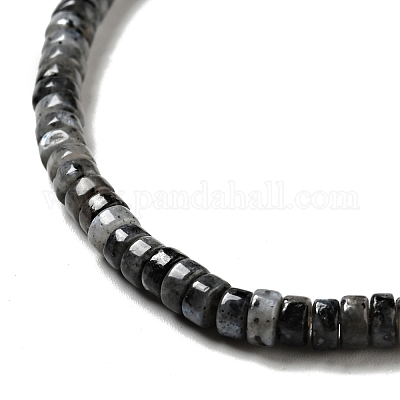 Натуральные нити бус из ларвикита G-D474-01-1