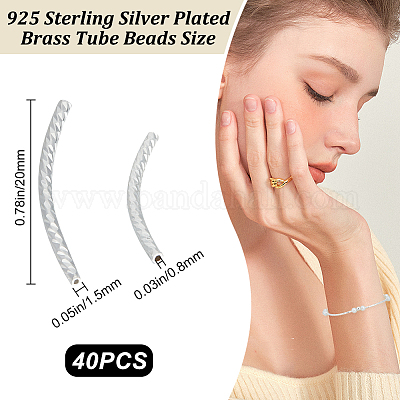 40шт латунные бусины KK-CN0002-61B-1