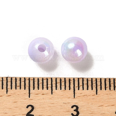 Непрозрачные акриловые бусины OACR-Z016-01B-05-1