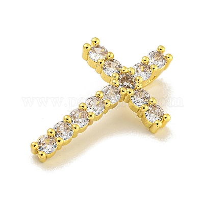 Стойки обшивки латунь микро проложить Циркон подвеску KK-C074-25G-02-1