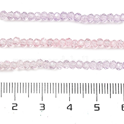 Прозрачные окрашенные стеклянные бусины X1-DGLA-A034-T2mm-A05-1