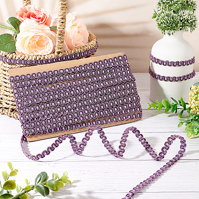 S-образная кружевная отделка из полиэстера OCOR-WH0068-80B-1