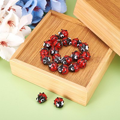 Бусы лэмпворк ручной работы&nbsp;X1-LAMP-TD001-3-1