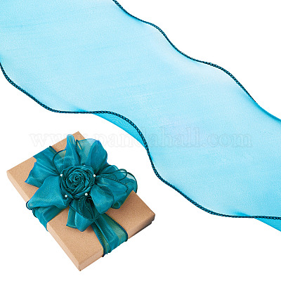 12 м полиэстеровая лента с волнистым краем DIY-TA0012-96C-1