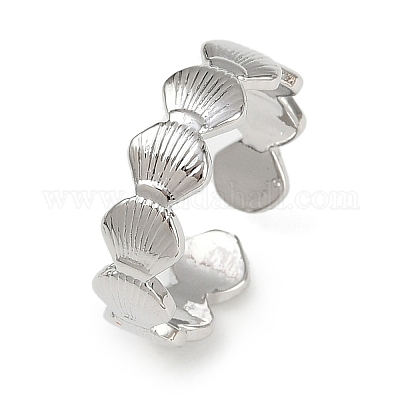 Латунные регулируемые манжеты для женщин RJEW-B132-01A-P-1