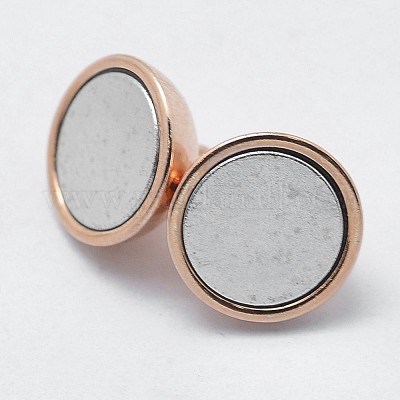 925 магнитные застежки из стерлингового серебра STER-F037-098RG-8mm-1