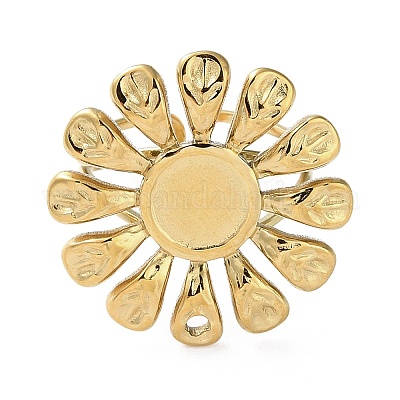 Ионное покрытие (ip) кольца из нержавеющей стали 304 RJEW-C075-04F-G-1