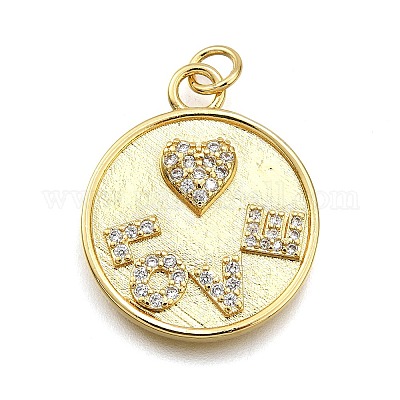 Стойки обшивки латунь микро проложить Циркон подвеску KK-K401-78G-1