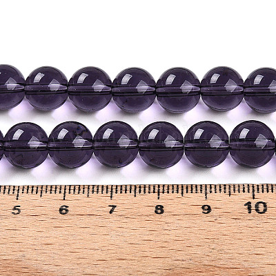 Прозрачные стеклянные бусины GLAA-T032-T10mm-03-1