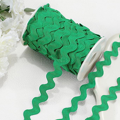 Лента из полиэстерового волнистого кружева&nbsp;OCOR-GF0004-36B-34-1
