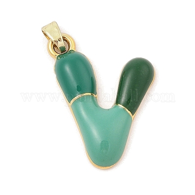 Подвески из эмали и сплава ENAM-S023-01G-V-1