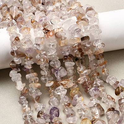 Природного кварца lodolite нитей бисера G-H315-A01-01-1