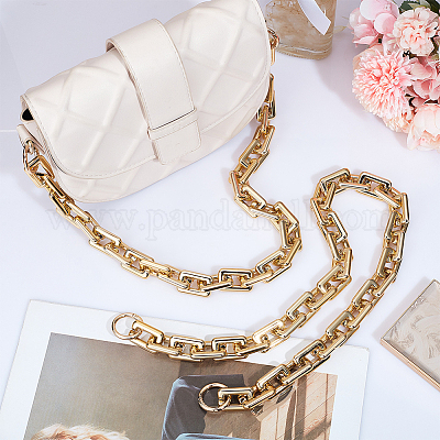 Shop CHGCRAFT Acrylic Chunky Chain Handle Strap Metal Purse Handle Bag Chain  Acrylic Purse Shoulder Strap Replacement with Ring Buckle for Jewelry  Making - PandaHall Selected