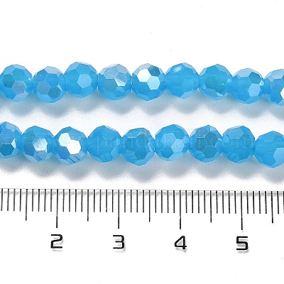 Подставки для стеклянных бусин с имитацией нефрита EGLA-A035-J6mm-B07-1