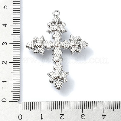 Сплав покрытия стойки с подвесками из искусственного жемчуга из АБС-пластика FIND-Z051-08P-1