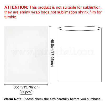 Shop BENECREAT 50Pcs PVC Heat Shrink Bags for Jewelry Making - PandaHall  Selected
