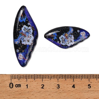 4шт 4 стиля прозрачные подвески из эпоксидной смолы RESI-B032-04B-1